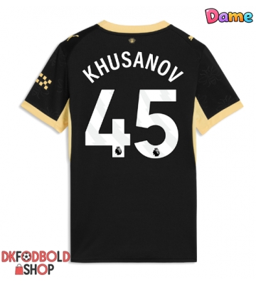 Manchester City Abdukodir Khusanov #45 Udebanetrøje Dame 2026-27 Kort ærmer Manchester City Abdukodir Khusanov #45 Udebanetrøje Dame 2026-27 Kort ærmer